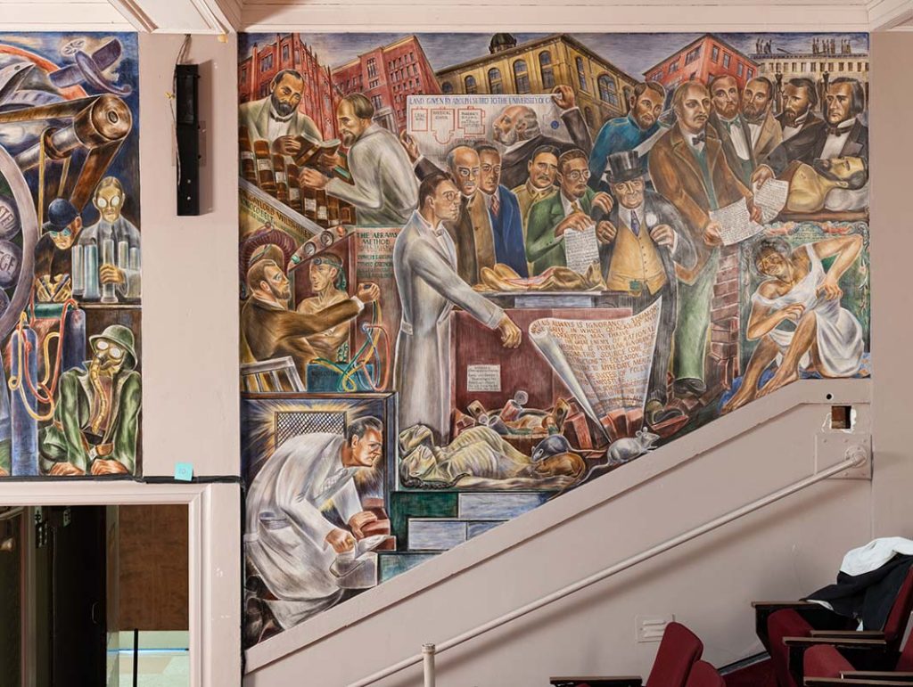 UCSF Toland Hall mural